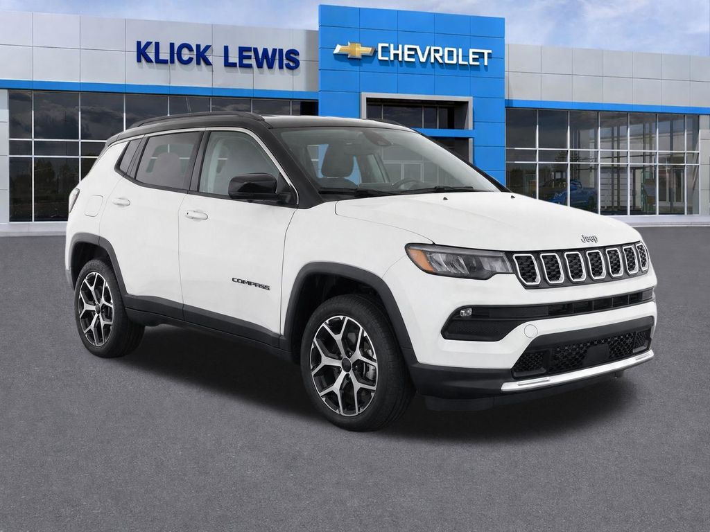 2025 Jeep Compass Limited White at South Hills CDJR