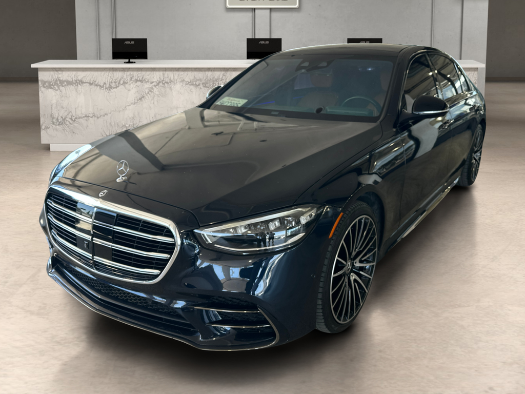 Nautical Blue 2023 Mercedes-Benz S-Class Sedan All-Wheel Drive Automatic
