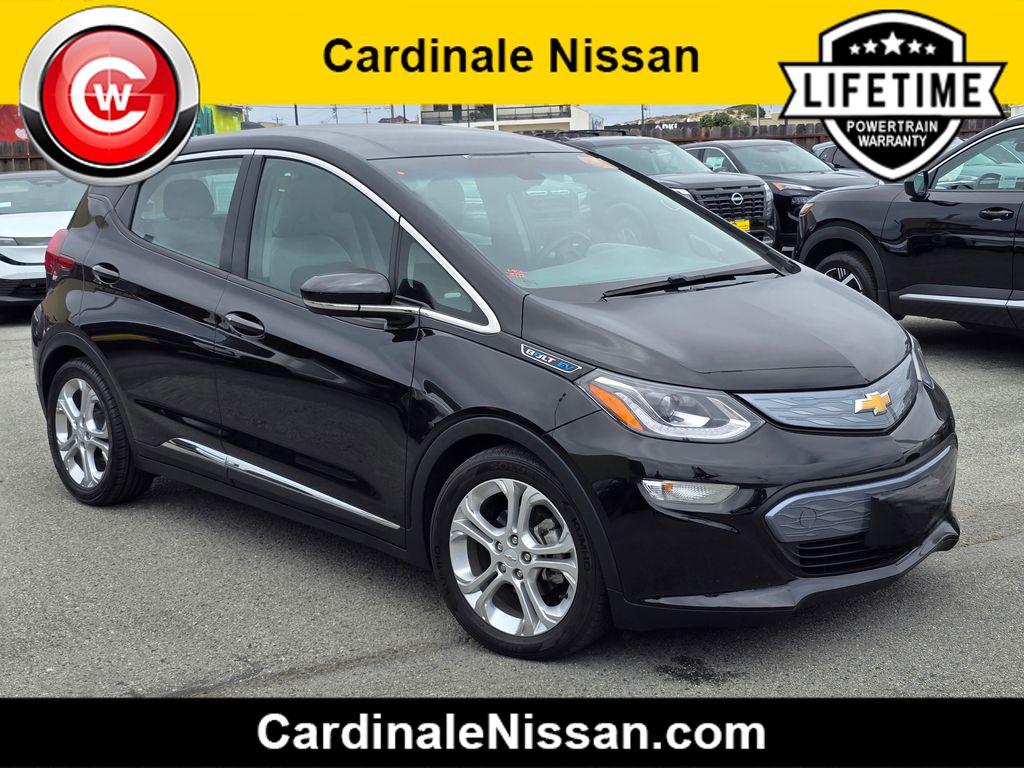 Black Metallic 2019 Chevrolet Bolt EV Hatchback Front-Wheel Drive 1-Speed Automatic