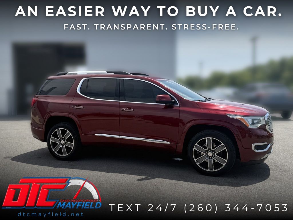 Crimson Red Tintcoat 2018 GMC Acadia SUV / Crossover Front-Wheel Drive 6-Speed Automatic