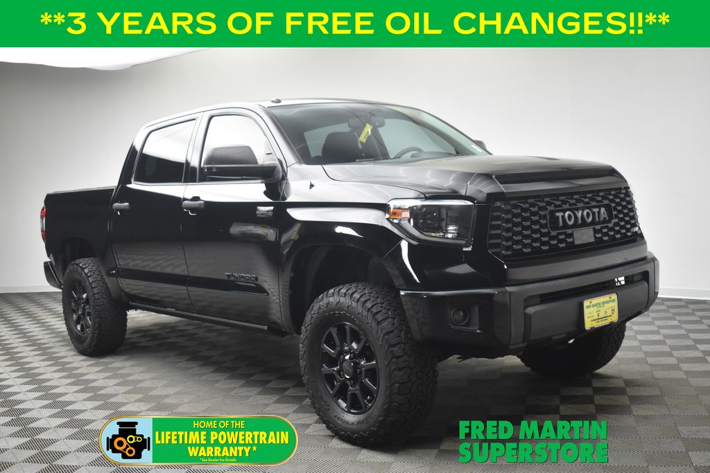 Black 2014 Toyota Tundra Pickup Truck Four-Wheel Drive 6-Speed Automatic Overdrive