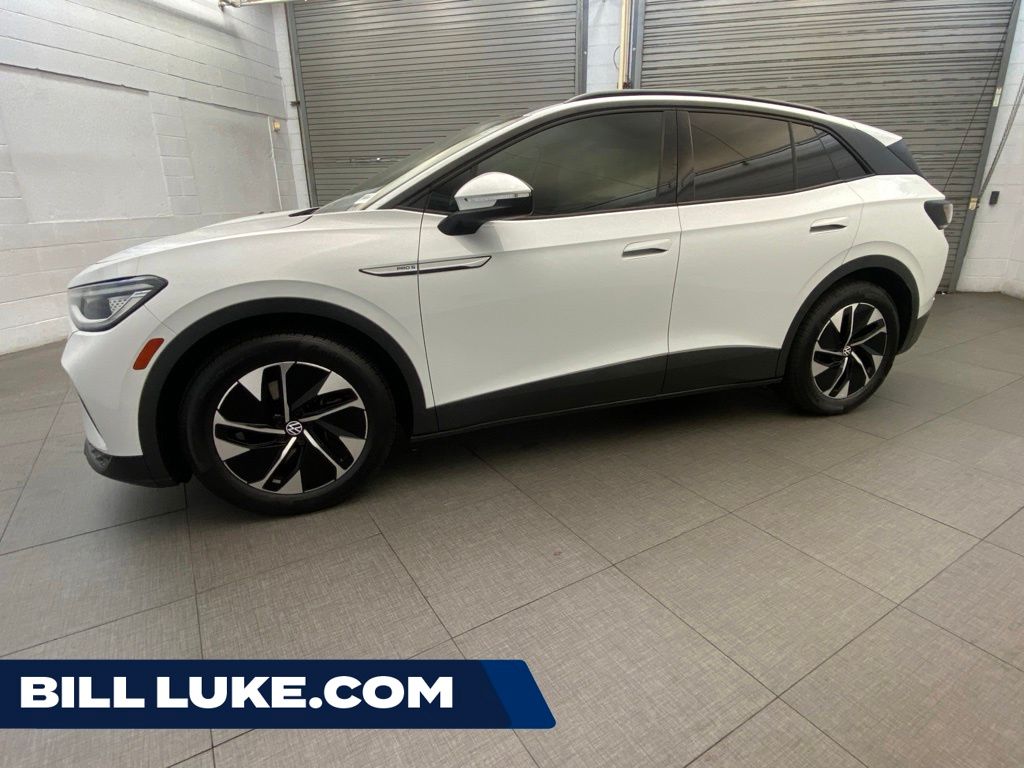 Glacier White 2021 Volkswagen ID.4 SUV / Crossover Rear-Wheel Drive Automatic