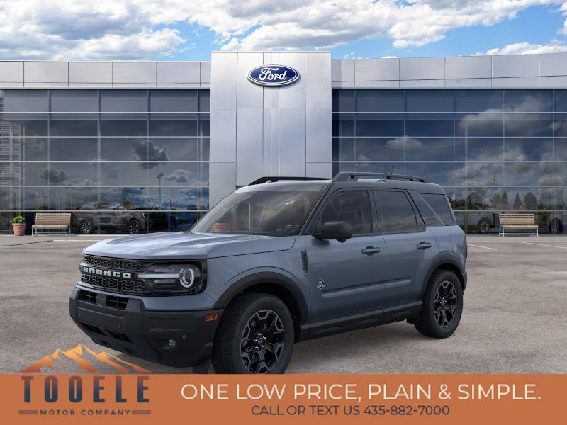 Blue (Azure Gray Metallic Tri-Coat) 2025 Ford Bronco Sport SUV / Crossover All-Wheel Drive 8-Speed Automatic