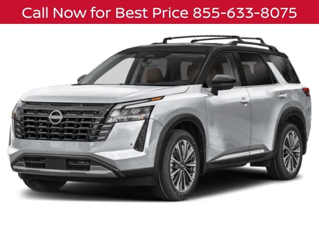 Everest White Pearl/Black 2026 Nissan Pathfinder Platinum FWD SUV / Crossover Front-Wheel Drive 9-Speed Automatic