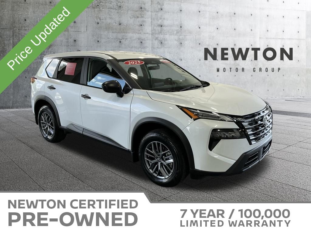 Everest White Pearl 2025 Nissan Rogue SUV / Crossover Front-Wheel Drive Continuously Variable Transmission
