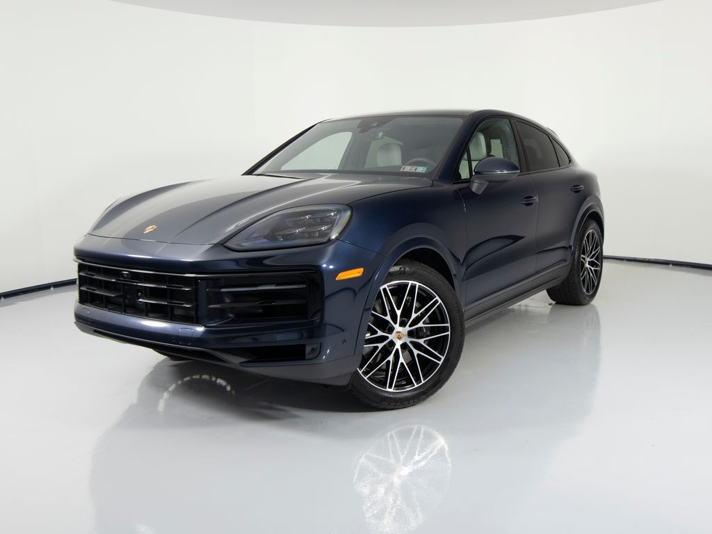 Algarve Blue Metallic 2025 Porsche Cayenne Coupe AWD Coupe All-Wheel Drive 8-Speed Automatic