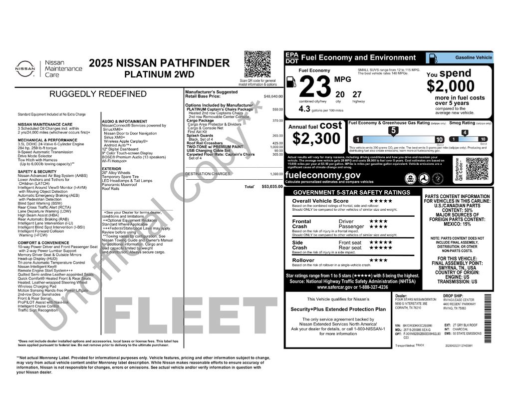 Used 2025 Nissan Pathfinder SUV