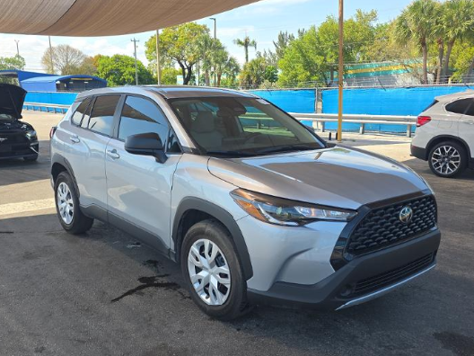 Silver 2024 Toyota Corolla Cross L FWD SUV / Crossover Front-Wheel Drive Continuously Variable Transmission