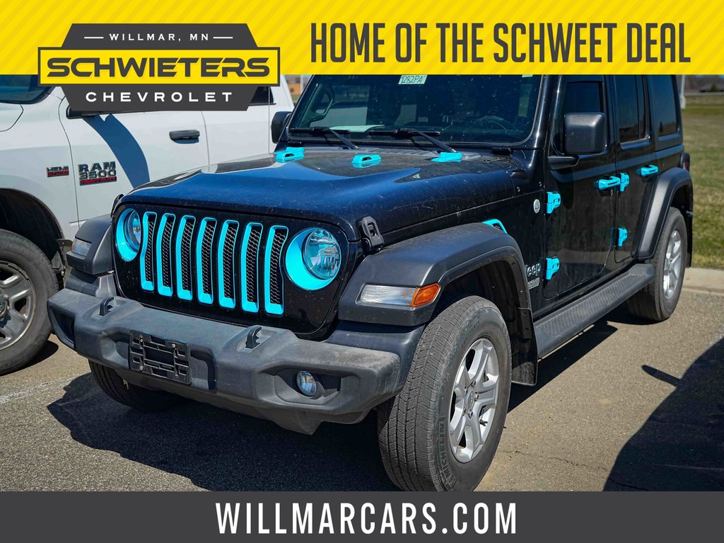 Black Clearcoat 2019 Jeep Wrangler SUV / Crossover Four-Wheel Drive 8-Speed Automatic