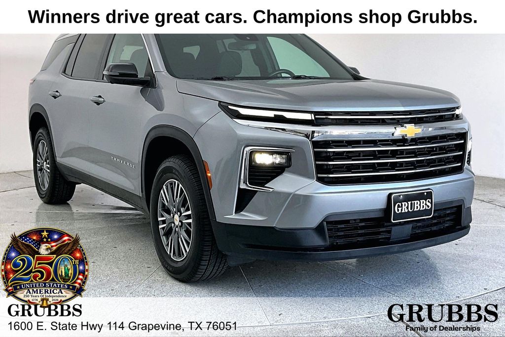 Sterling Gray Metallic 2024 Chevrolet Traverse SUV / Crossover Front-Wheel Drive 8-Speed Automatic
