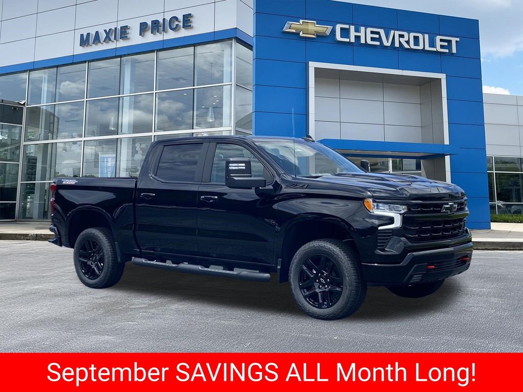 Black 2026 Chevrolet Silverado 1500 Pickup Truck Four-Wheel Drive Automatic