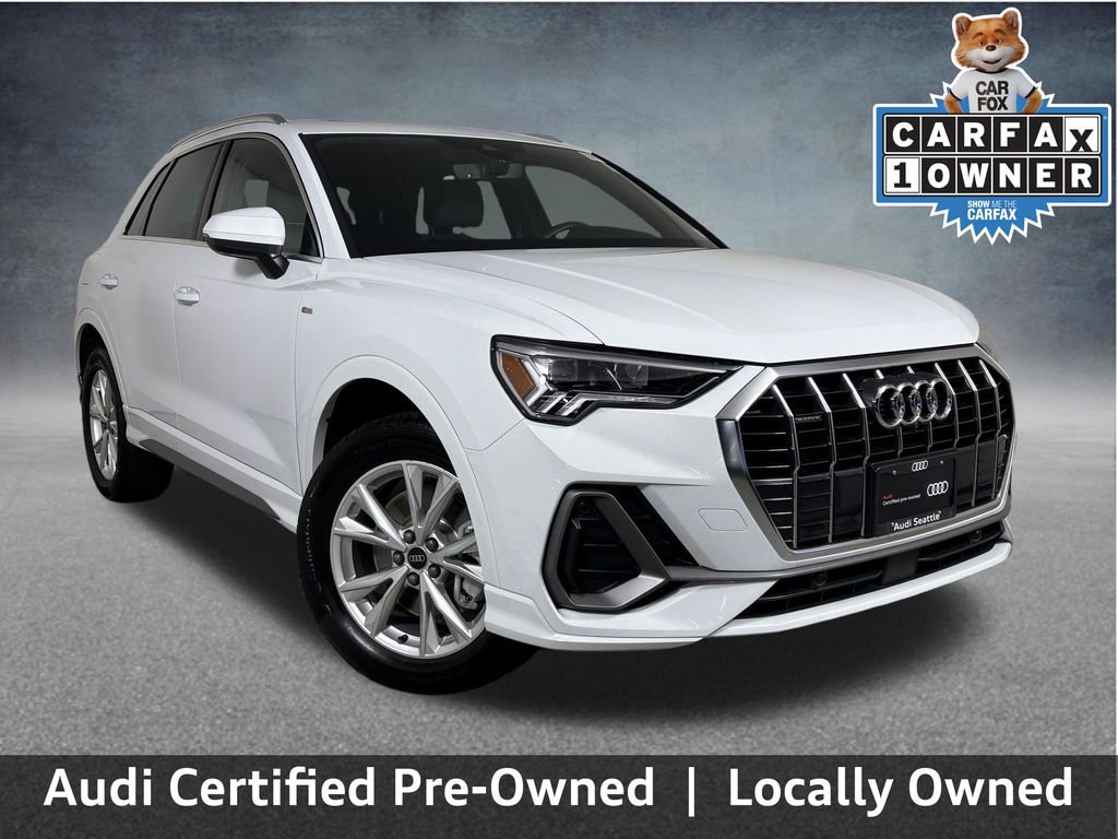 Glacier White Metallic 2025 Audi Q3 SUV / Crossover All-Wheel Drive 8-Speed Automatic