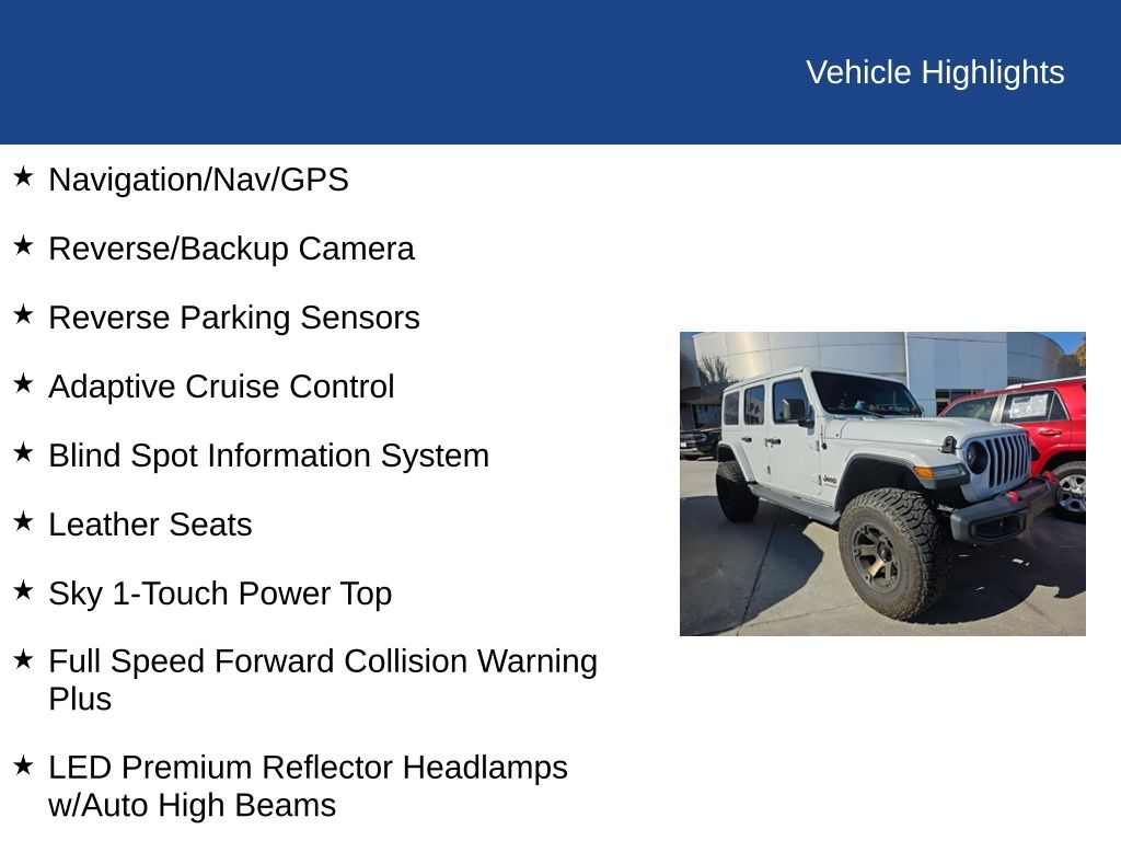 2021 Jeep Wrangler Unlimited Rubicon 4X4