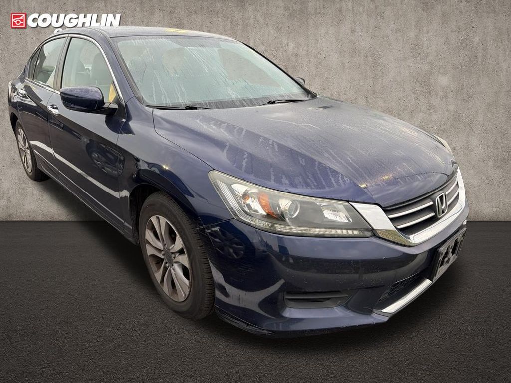 Blue 2014 Honda Accord Sedan Front-Wheel Drive Continuously Variable Transmission