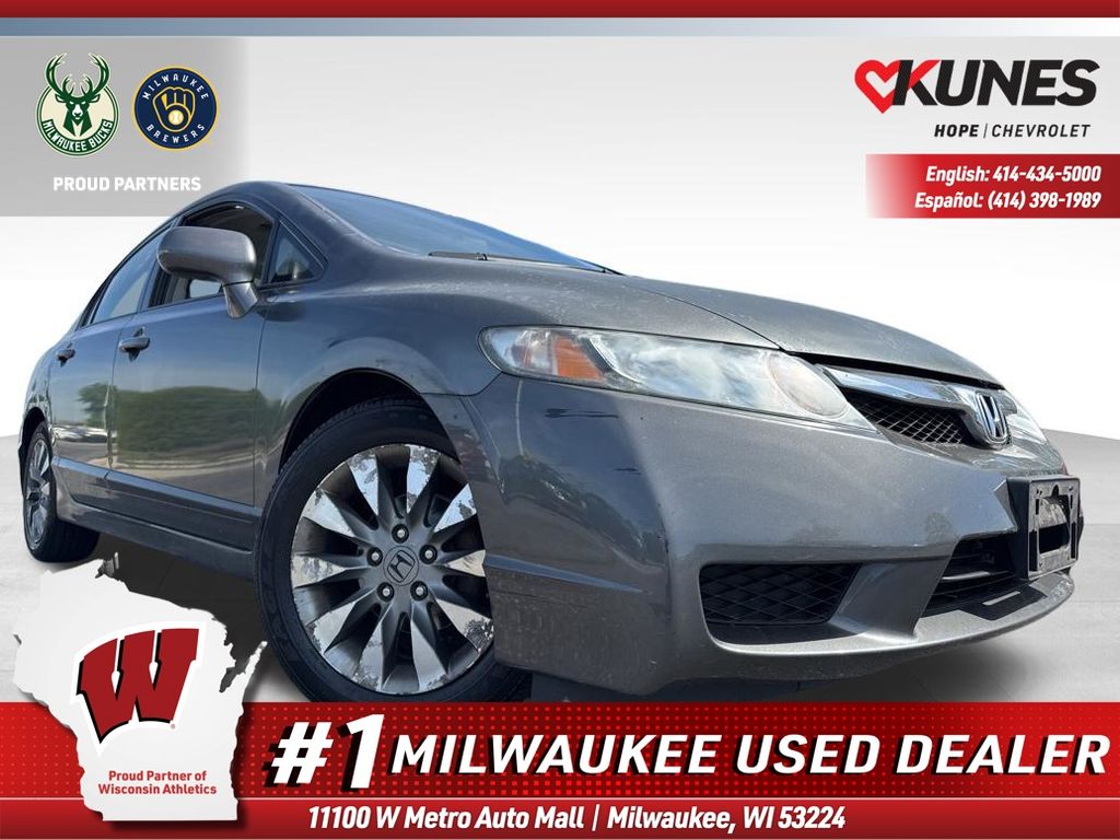 2009 Honda Civic EX Sedan Front-Wheel Drive 5-Speed Automatic