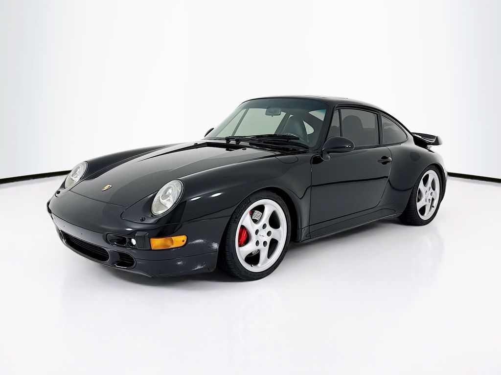 Black 1996 Porsche 911 Turbo Carrera AWD Coupe All-Wheel Drive Manual