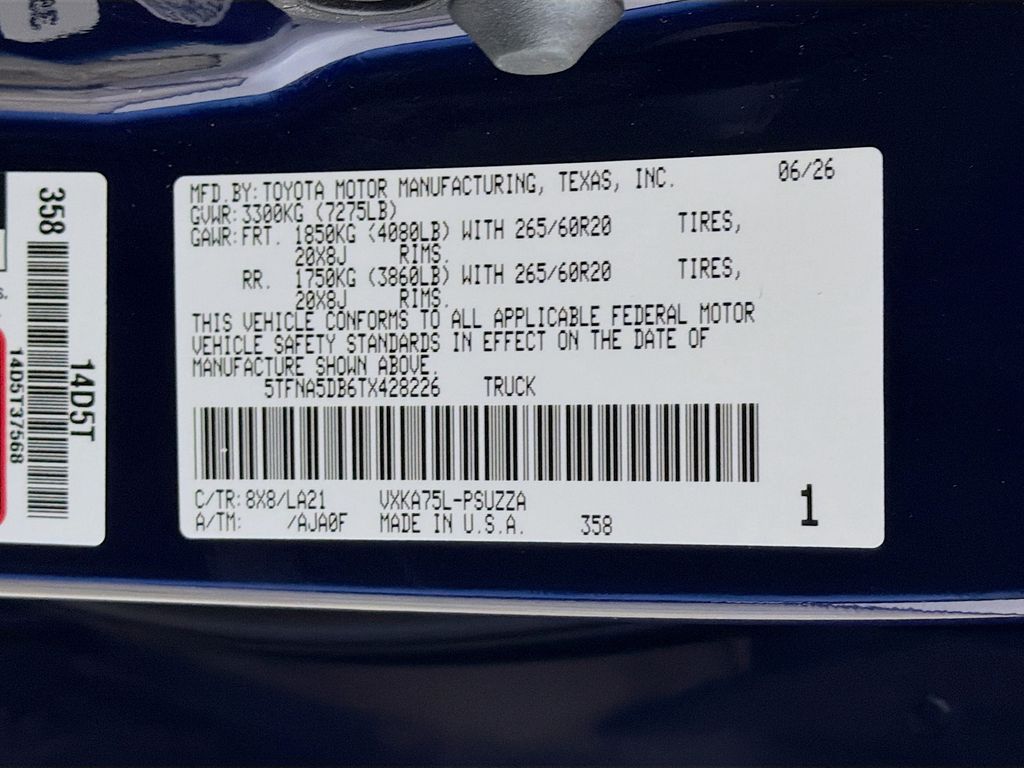 New 2026 Toyota Tundra Truck