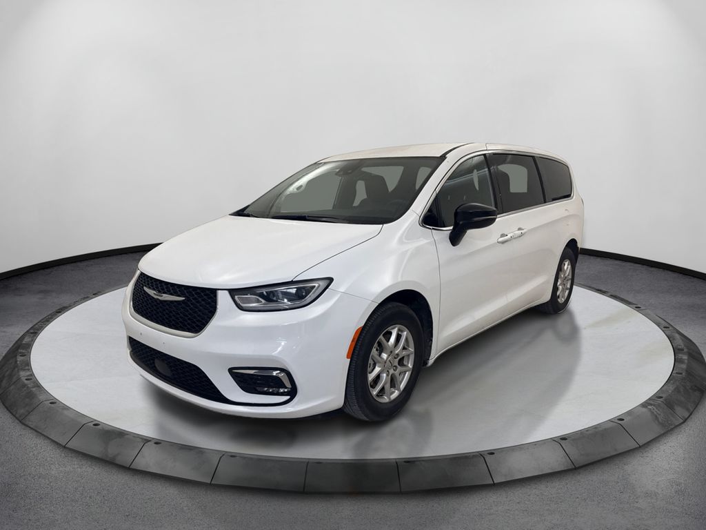 Bright White Clearcoat 2025 Chrysler Pacifica Minivan Front-Wheel Drive 9-Speed Automatic
