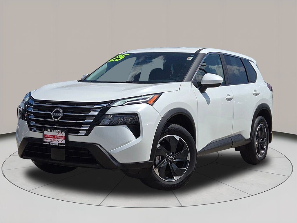 White Pearl 2025 Nissan Rogue SUV / Crossover All-Wheel Drive Continuously Variable Transmission