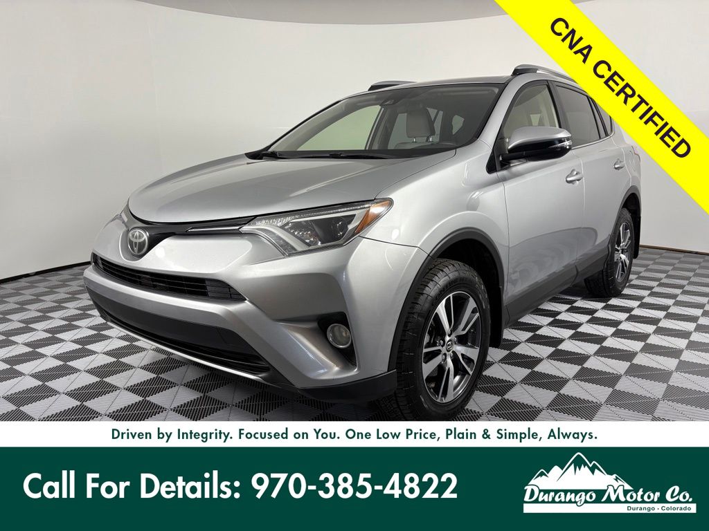 Silver Sky Metallic 2018 Toyota RAV4 SUV / Crossover All-Wheel Drive 6-Speed Automatic