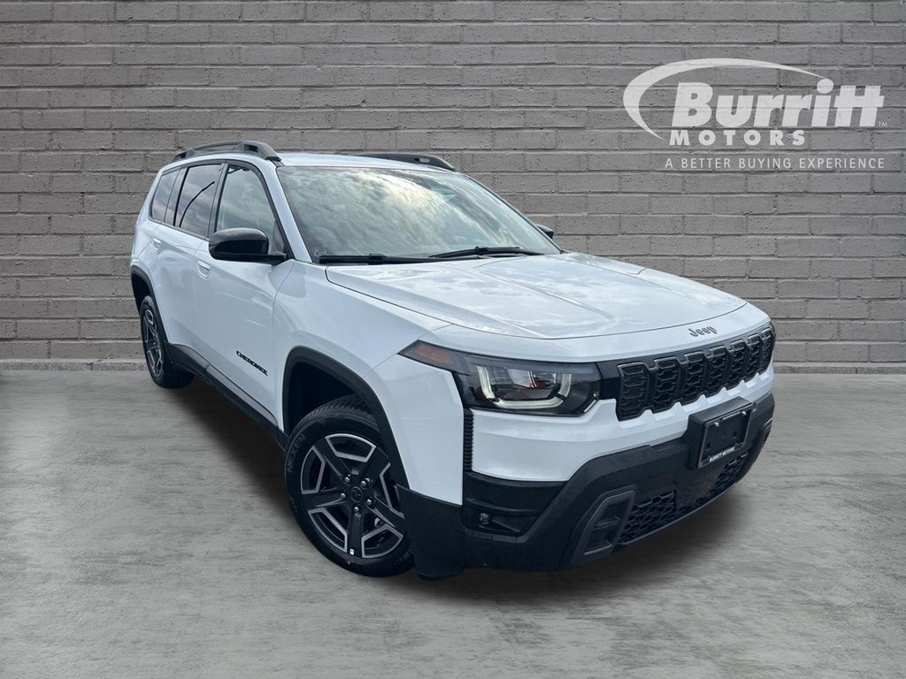 Bright White Clearcoat 2026 Jeep Cherokee SUV / Crossover Four-Wheel Drive Continuously Variable Transmission