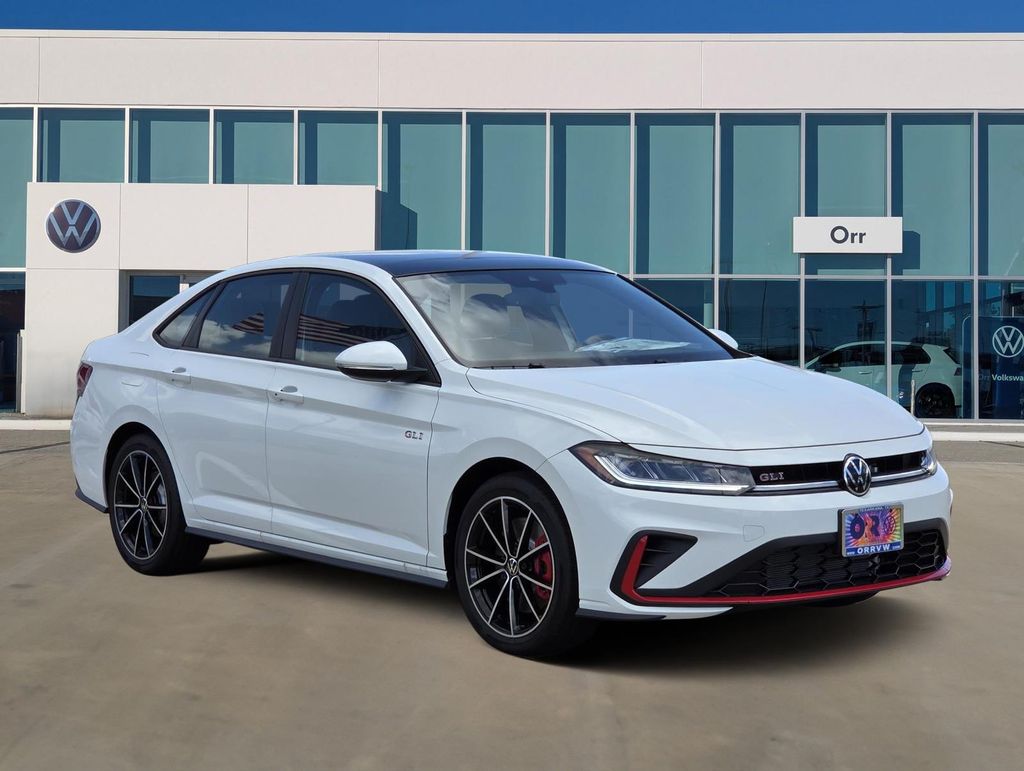 Pure White 2026 Volkswagen Jetta GLI Autobahn FWD Sedan Front-Wheel Drive 6-Speed Manual
