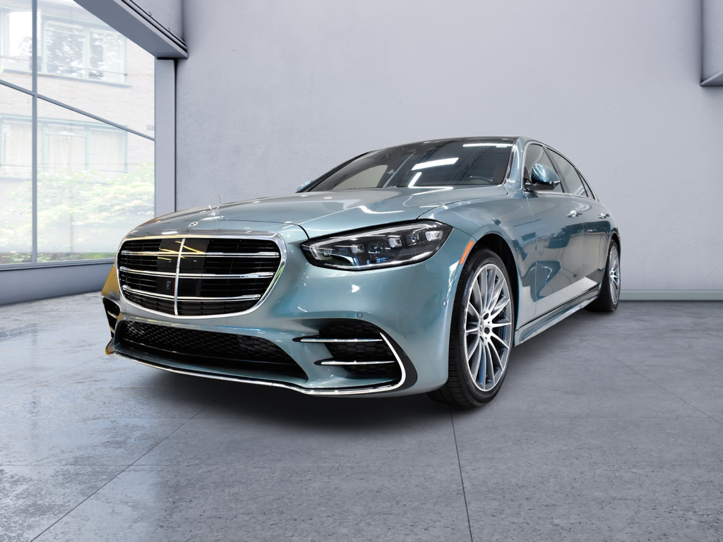 Verde Silver Metallic 2025 Mercedes-Benz S-Class Sedan All-Wheel Drive 9-Speed Automatic