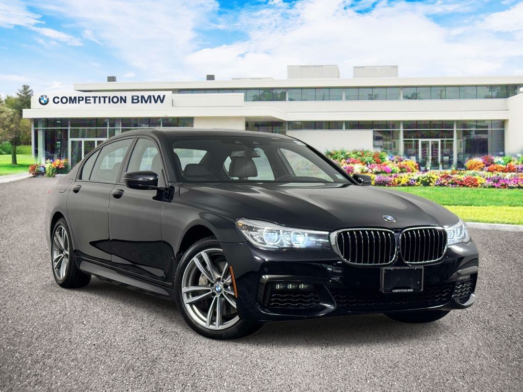 Carbon Black Metallic 2019 BMW 7 Series Sedan All-Wheel Drive 8-Speed Automatic