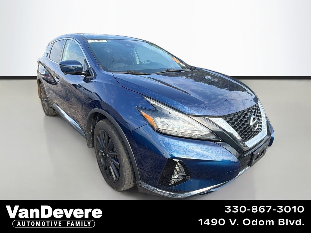 Deep Blue Pearl 2021 Nissan Murano SUV / Crossover All-Wheel Drive Continuously Variable Transmission