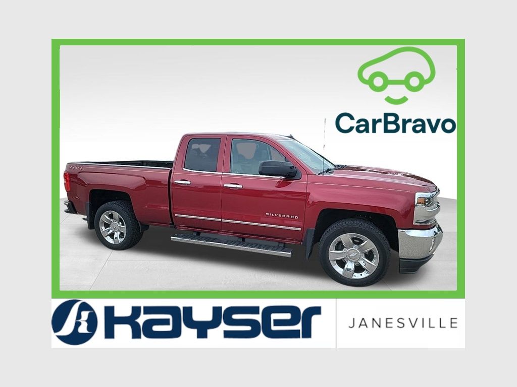 Cajun Red Tintcoat 2018 Chevrolet Silverado 1500 Pickup Truck Four-Wheel Drive 6-Speed Automatic Overdrive