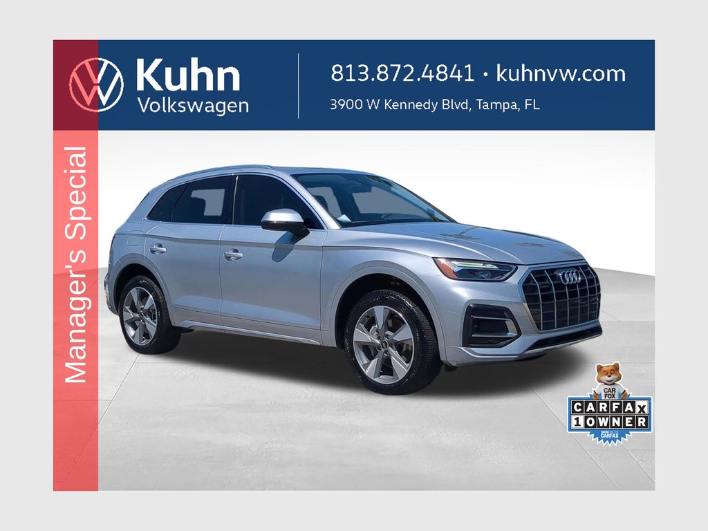 Florett Silver Metallic 2023 Audi Q5 SUV / Crossover All-Wheel Drive 7-Speed Automatic