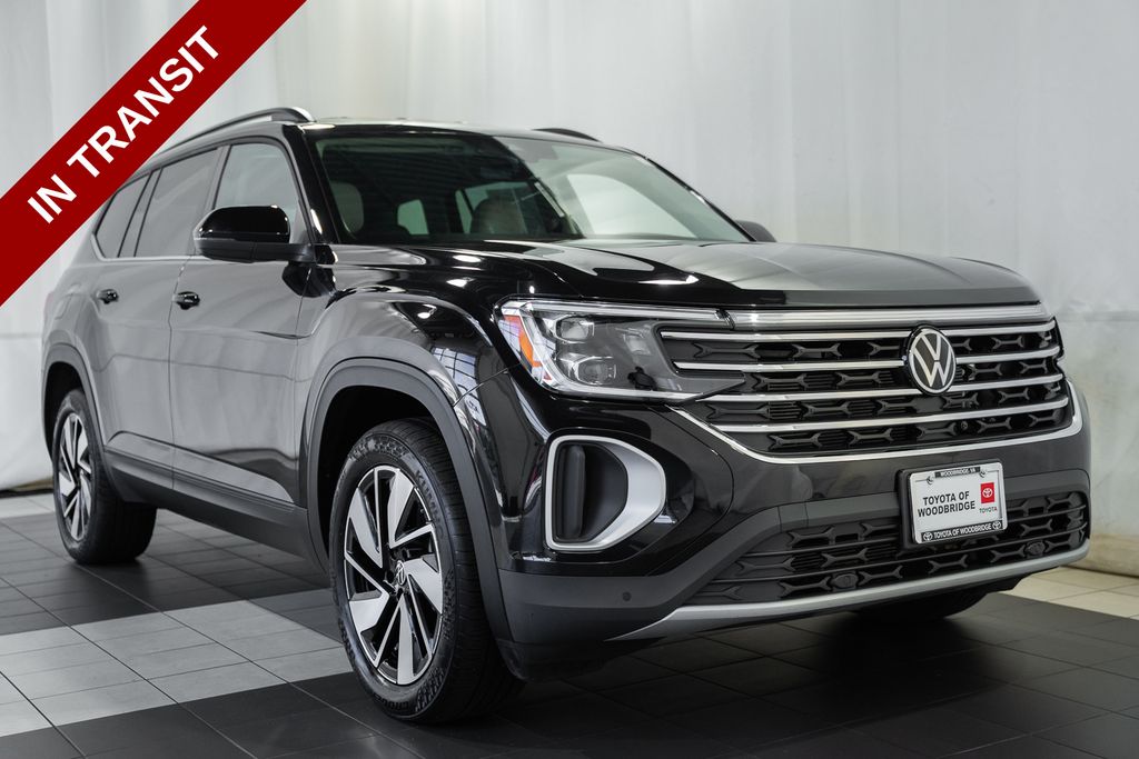 Deep Black Pearl 2025 Volkswagen Atlas SUV / Crossover All-Wheel Drive 8-Speed Automatic
