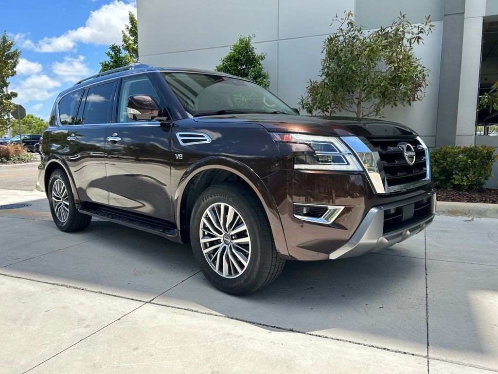 Used 2021 Nissan Armada SL with VIN JN8AY2BA5M9370784 for sale in Miami, FL