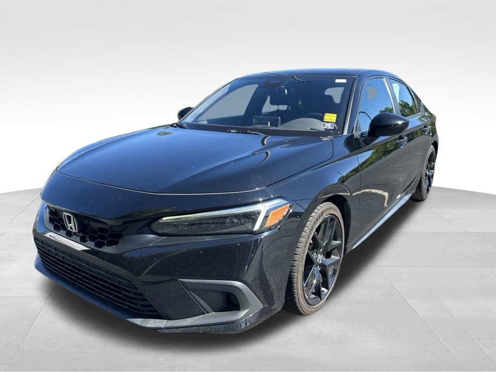 Crystal Black Pearl 2024 Honda Civic Hatchback Hatchback Front-Wheel Drive Continuously Variable Transmission