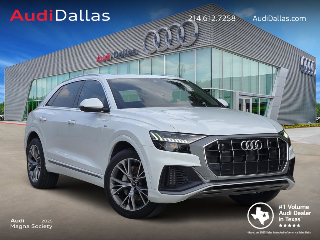 Glacier White Metallic 2023 Audi Q8 SUV / Crossover All-Wheel Drive 8-Speed Automatic