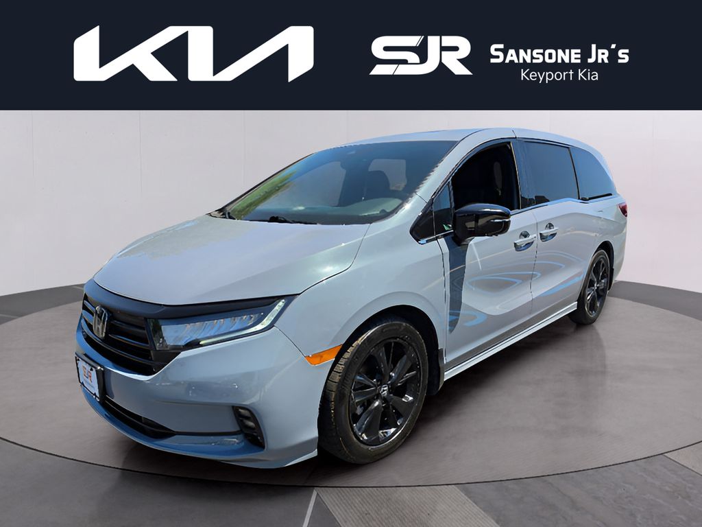 Sonic Gray Pearl 2023 Honda Odyssey Minivan Front-Wheel Drive Automatic