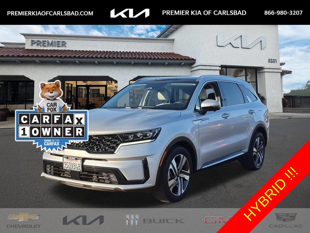 Silky Silver 2023 Kia Sorento Plug-In Hybrid SUV / Crossover All-Wheel Drive 6-Speed Automatic