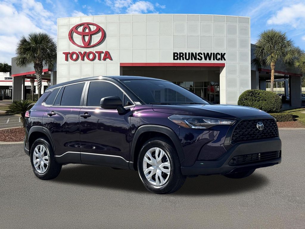 Silver 2024 Toyota Corolla Cross SUV / Crossover Front-Wheel Drive Continuously Variable Transmission