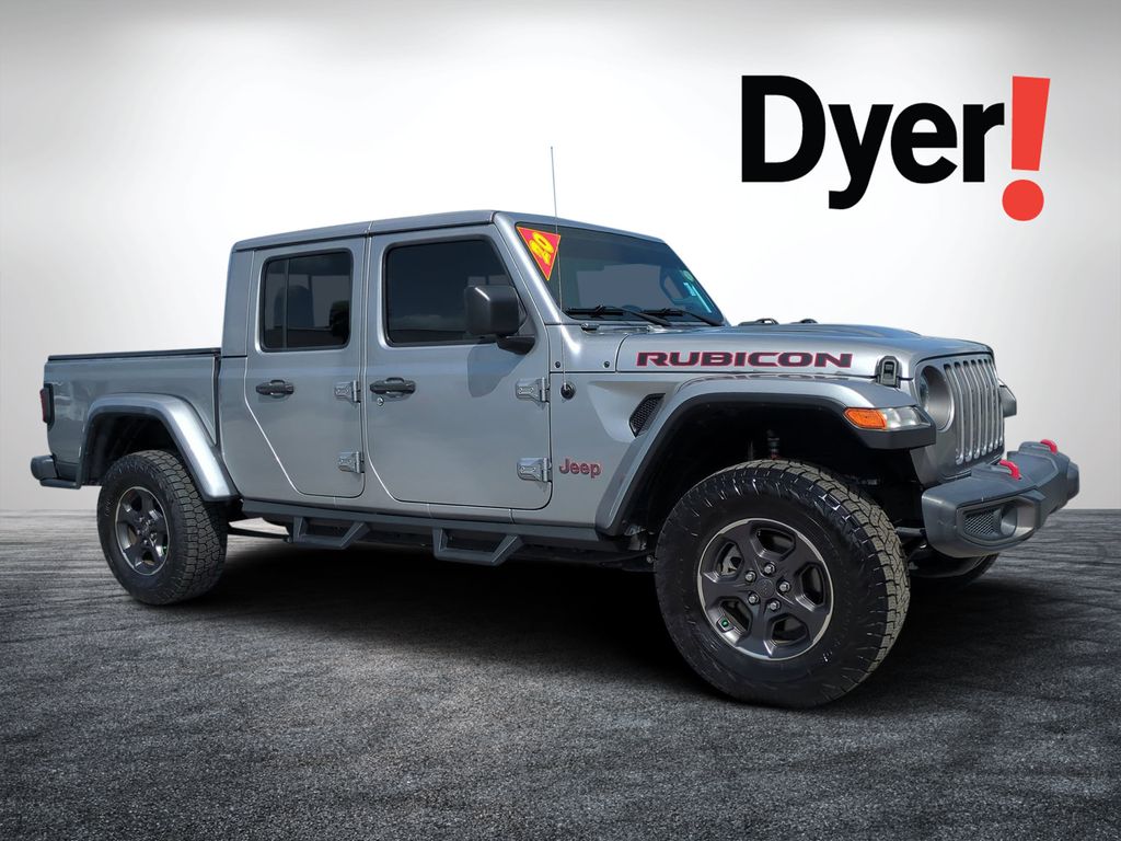 Billet Silver Metallic Clearcoat 2020 Jeep Gladiator Pickup Truck Four-Wheel Drive 8-Speed Automatic