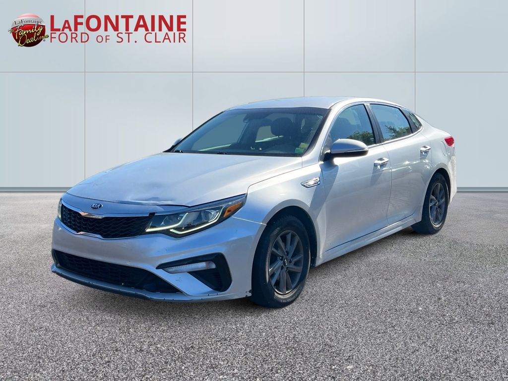 Sparkling Silver 2020 Kia Optima Sedan Front-Wheel Drive 6-Speed Automatic