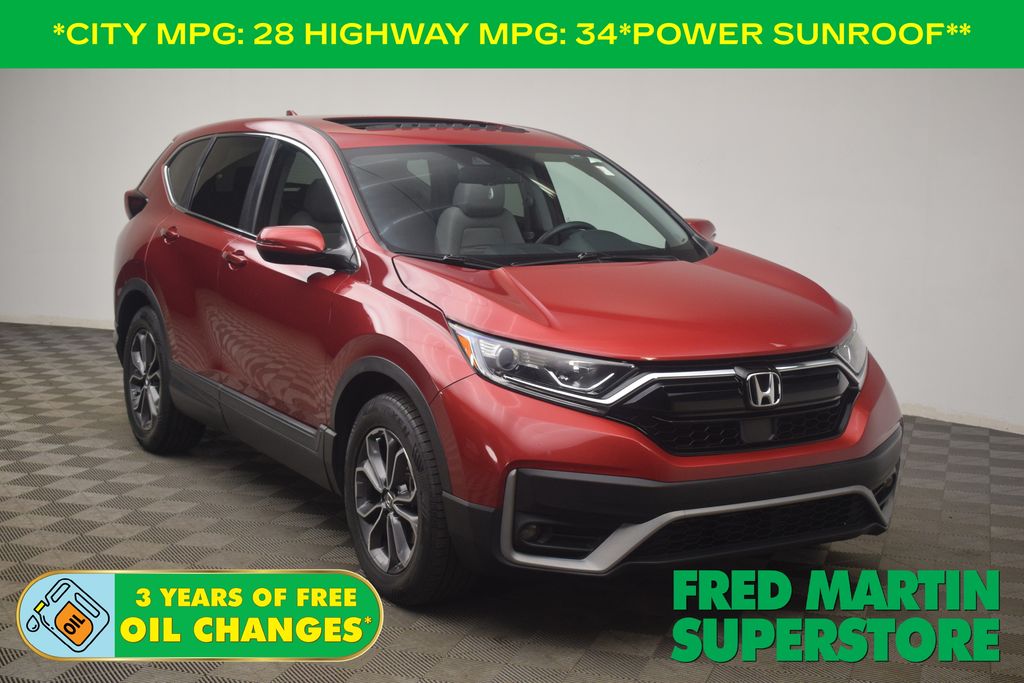 used 2021 Honda CR-V car, priced at $25,000