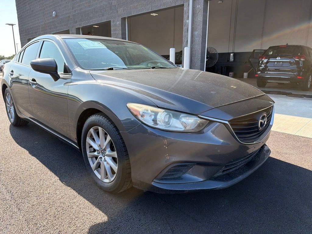 Meteor Gray Mica 2015 Mazda MAZDA6 Sedan Front-Wheel Drive 6-Speed Automatic
