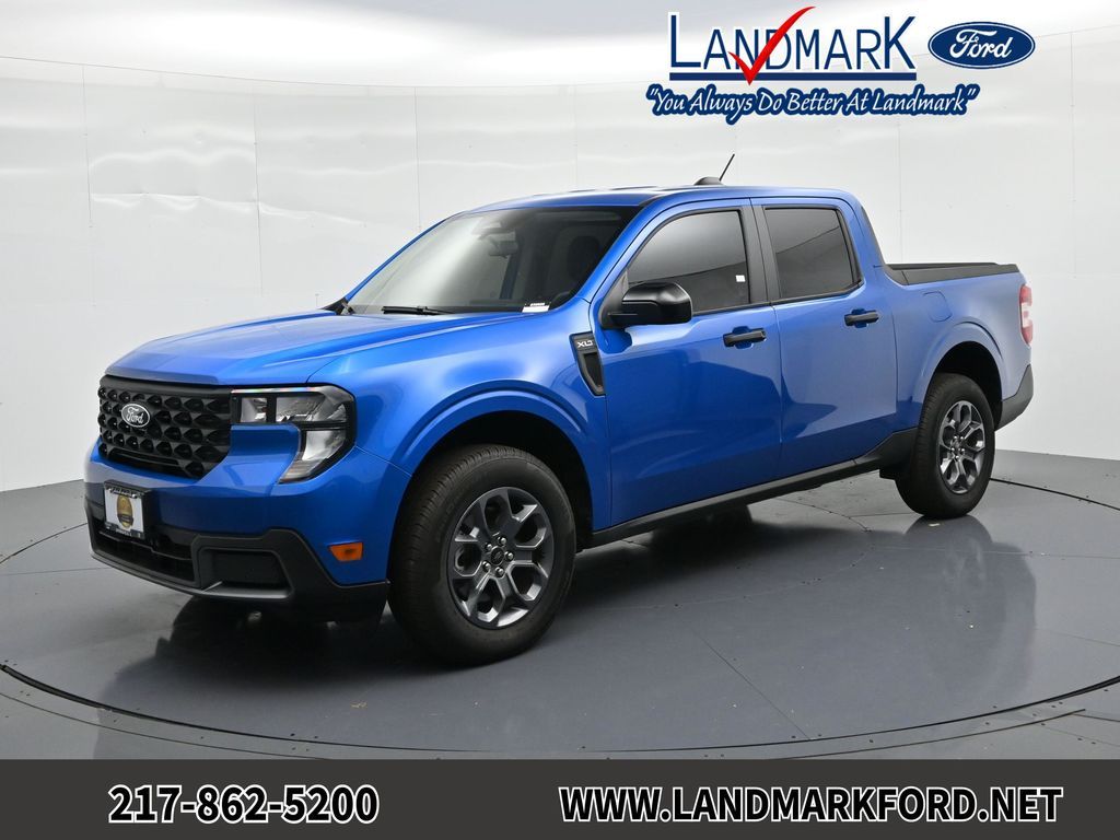 Blue 2025 Ford Maverick Pickup Truck All-Wheel Drive 8-Speed Automatic