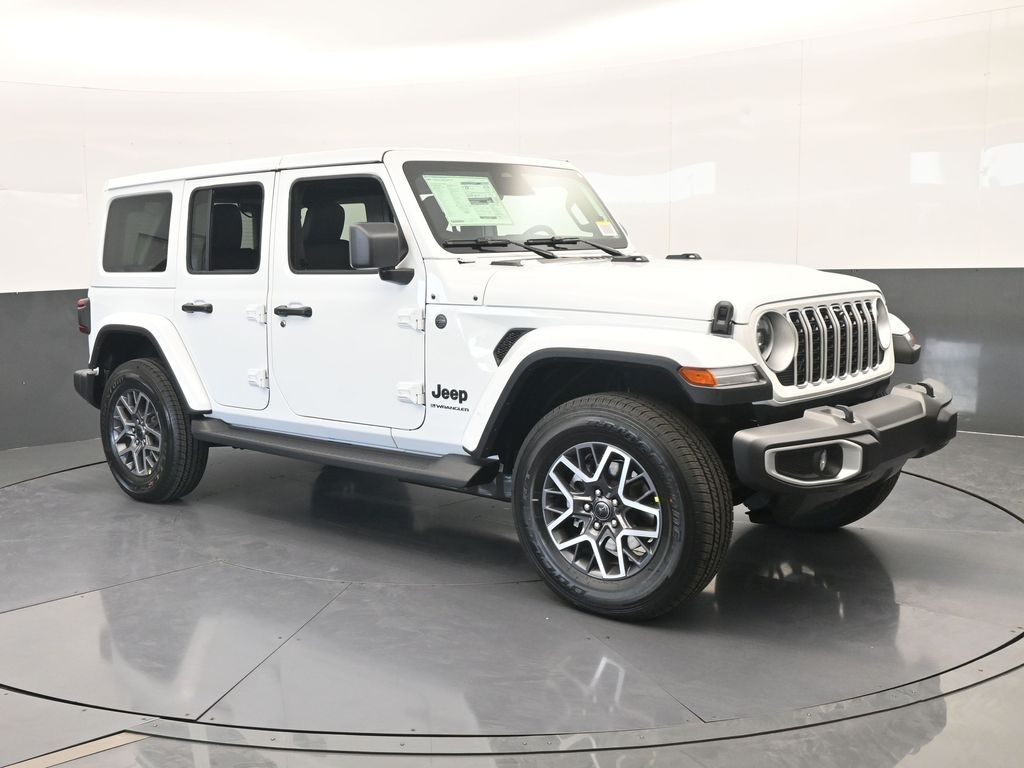 New 2026 Bright White Clearcoat Jeep Sahara image 8