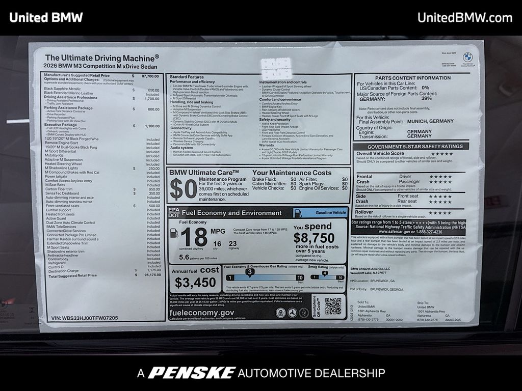 Thumbnail: 2026 BMW M3 - 14