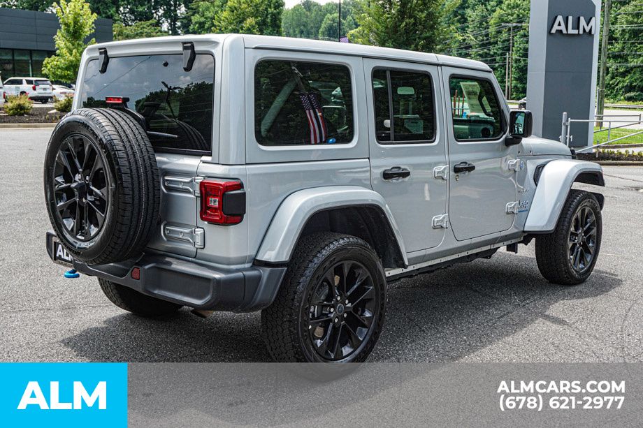 Used 2024 Silver Jeep Sahara 4xe image 6