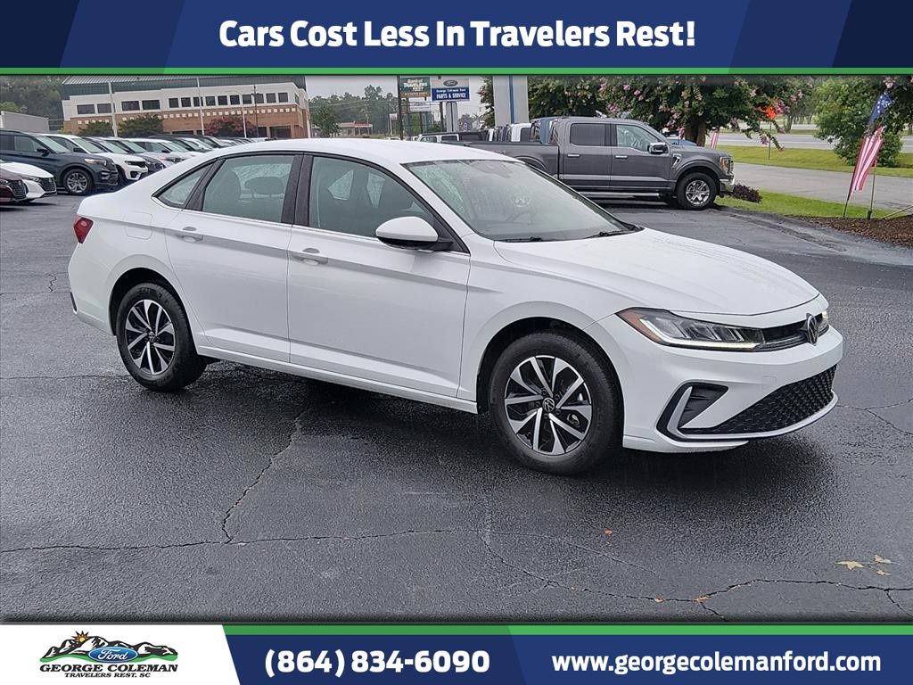White 2025 Volkswagen Jetta Sedan Front-Wheel Drive 8-Speed Automatic