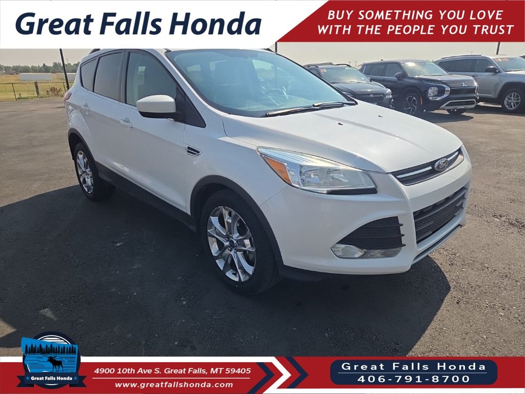 White Platinum Metallic Tri-Coat 2015 Ford Escape SUV / Crossover All-Wheel Drive 6-Speed Automatic