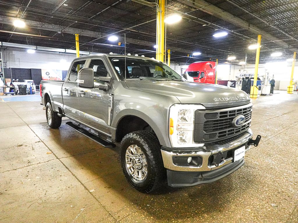 Carbonized Gray Metallic 2023 Ford F-350 Super Duty XL Crew Cab 4WD Pickup Truck Four-Wheel Drive Automatic