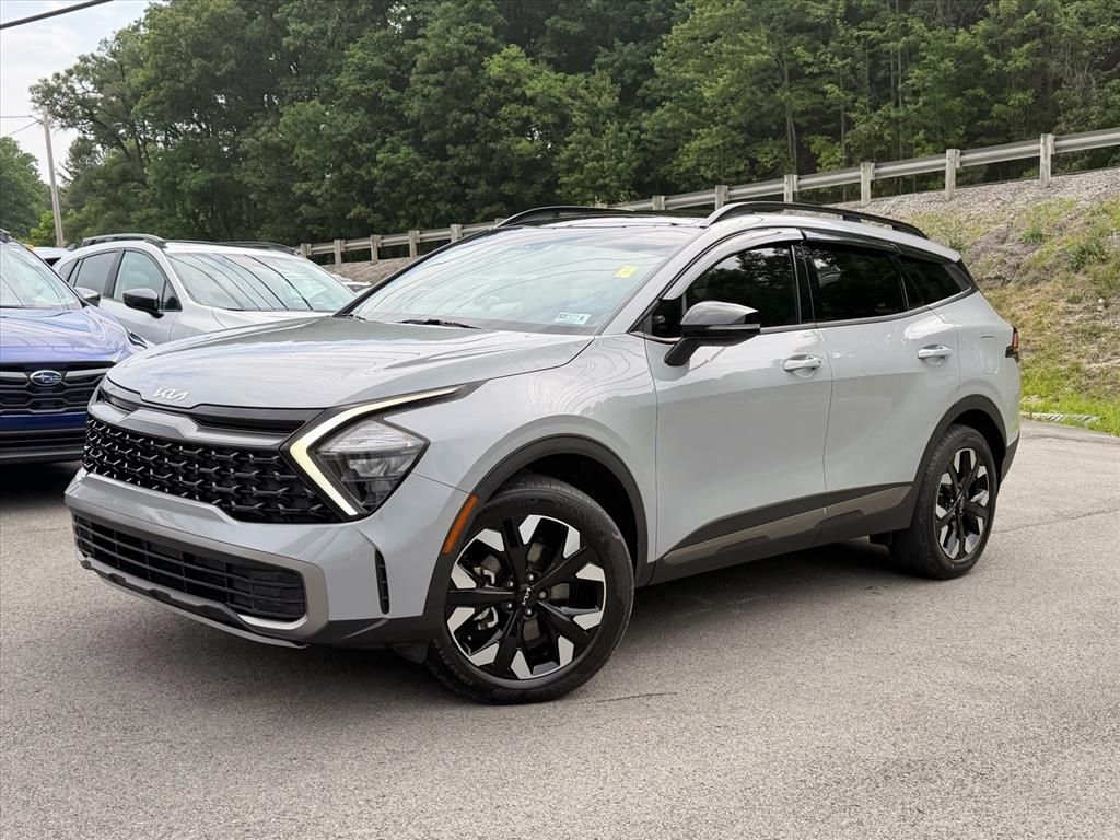 Wolf Gray 2023 Kia Sportage X-Line AWD SUV / Crossover All-Wheel Drive 8-Speed Automatic